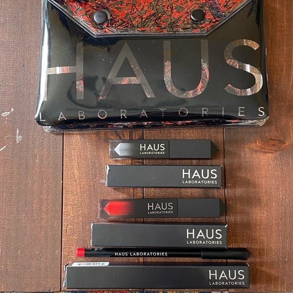HAUS LABORATORIES HAUS of Future Hollywood Red Lip Kit Liquid Shadow Lady Gaga - Picture 2 of 13